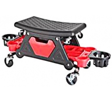 150kg Rolling Stool, with 3 Slide out Drawer & Trays