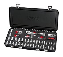 Socket Set – 43pc ¼” & 3/8” Dr. Metric & AF