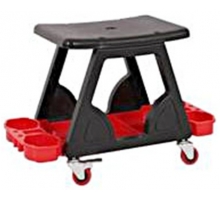100kg Rolling Stool,  with 2 Trays