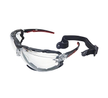 Safety Glasses with Gasket  and Head Strap