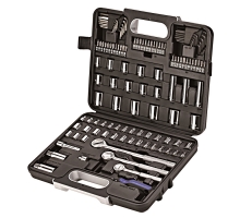 Socket Set – 120pc ¼”, 3/8” & ½” Dr.  Metric & AF