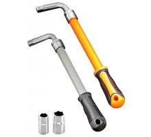 1/2" Dr. 530mm Extendable Wheel Nut Wrench Set 3pc