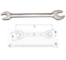 Double Open Ended Spanner - Flat Panel