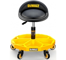 Heavy duty Rolling Stool With Backrest Seat