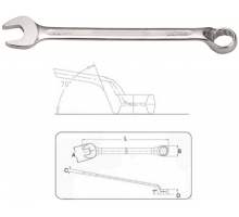 70° Offset Combination Spanner - Sunk Panel